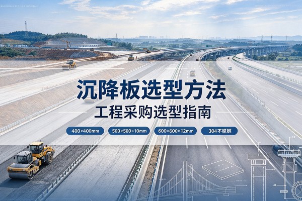 闽清沉降板选择方法