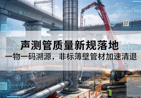 闽清声测管质量新规落地，一物一码溯源，非标薄壁管材加速清退